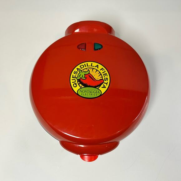 Nostalgia Electrics, Red Quesadilla Maker Kitchen Appliances Food Maker Tools - Picture 1 of 4